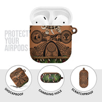 Polynesia Maui Tattoo Inspired AirPods Case Tropical Leaf Skirt Costume
