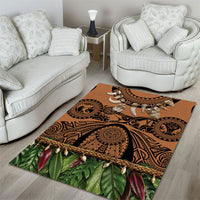 Polynesia Maui Tattoo Inspired Area Rug Tropical Leaf Skirt Costume