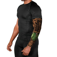 Polynesia Maui Tattoo Inspired Arm Sleeves Tropical Leaf Skirt Costume