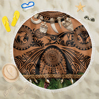 Polynesia Maui Tattoo Inspired Beach Blanket Tropical Leaf Skirt Costume