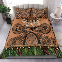 Polynesia Maui Tattoo Inspired Bedding Set Tropical Leaf Skirt Costume
