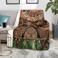 Polynesia Maui Tattoo Inspired Blanket Tropical Leaf Skirt Costume