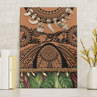 Polynesia Maui Tattoo Inspired Canvas Wall Art Tropical Leaf Skirt Costume