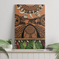 Polynesia Maui Tattoo Inspired Canvas Wall Art Tropical Leaf Skirt Costume