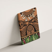 Polynesia Maui Tattoo Inspired Canvas Wall Art Tropical Leaf Skirt Costume