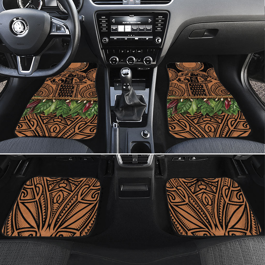 Polynesia Maui Tattoo Inspired Car Mats Tropical Leaf Skirt Costume
