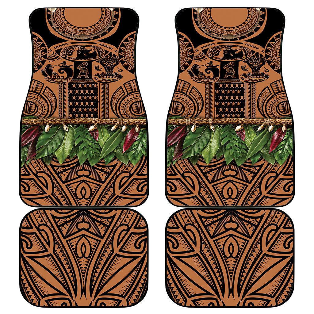 Polynesia Maui Tattoo Inspired Car Mats Tropical Leaf Skirt Costume