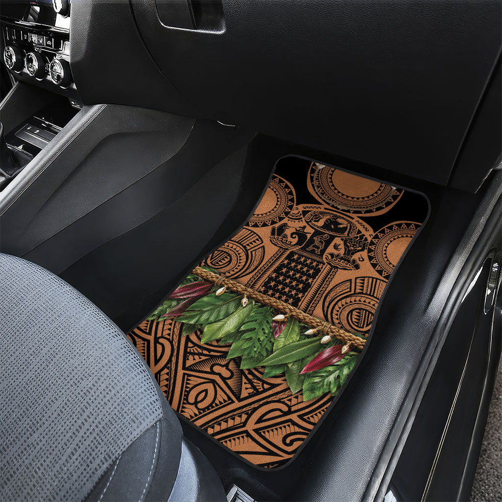 Polynesia Maui Tattoo Inspired Car Mats Tropical Leaf Skirt Costume