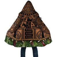Polynesia Maui Tattoo Inspired Cloak Tropical Leaf Skirt Costume