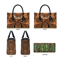 Polynesia Maui Tattoo Inspired Leather Bag Tropical Leaf Skirt Costume