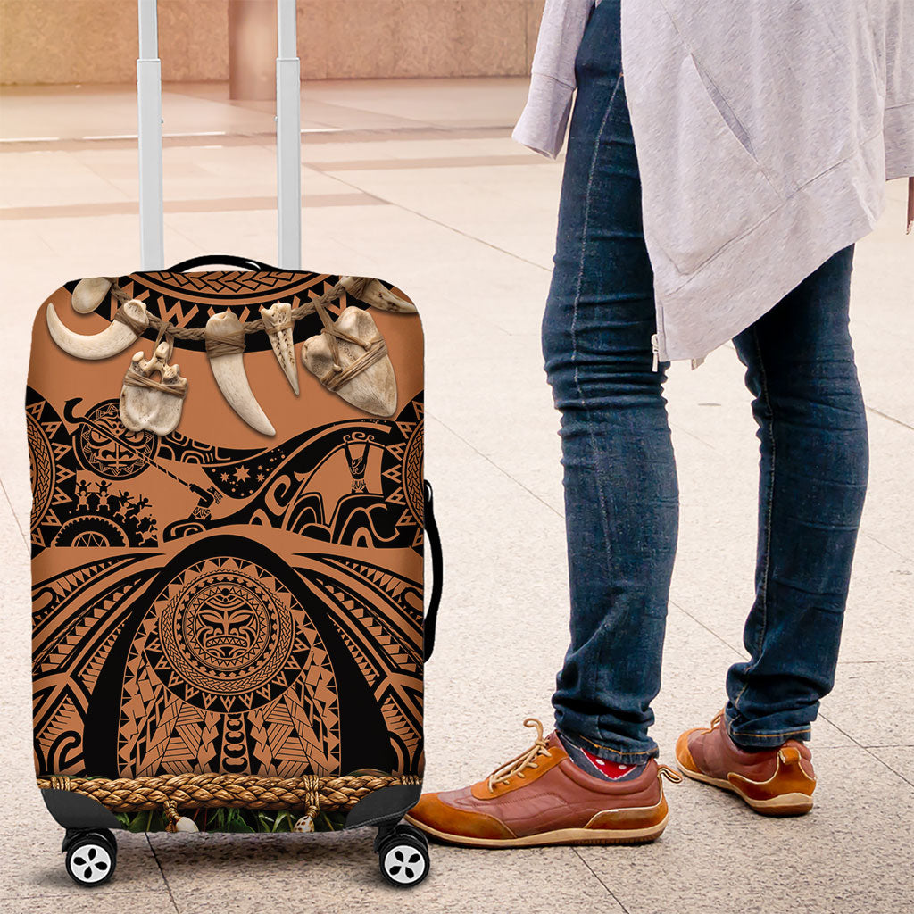 Polynesia Maui Tattoo Inspired Luggage Cover Tropical Leaf Skirt Costume