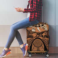 Polynesia Maui Tattoo Inspired Luggage Cover Tropical Leaf Skirt Costume