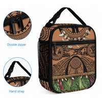Polynesia Maui Tattoo Inspired Lunch Bag Tropical Leaf Skirt Costume
