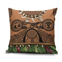 Polynesia Maui Tattoo Inspired Pillow Cover Tropical Leaf Skirt Costume