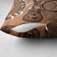 Polynesia Maui Tattoo Inspired Pillow Cover Tropical Leaf Skirt Costume