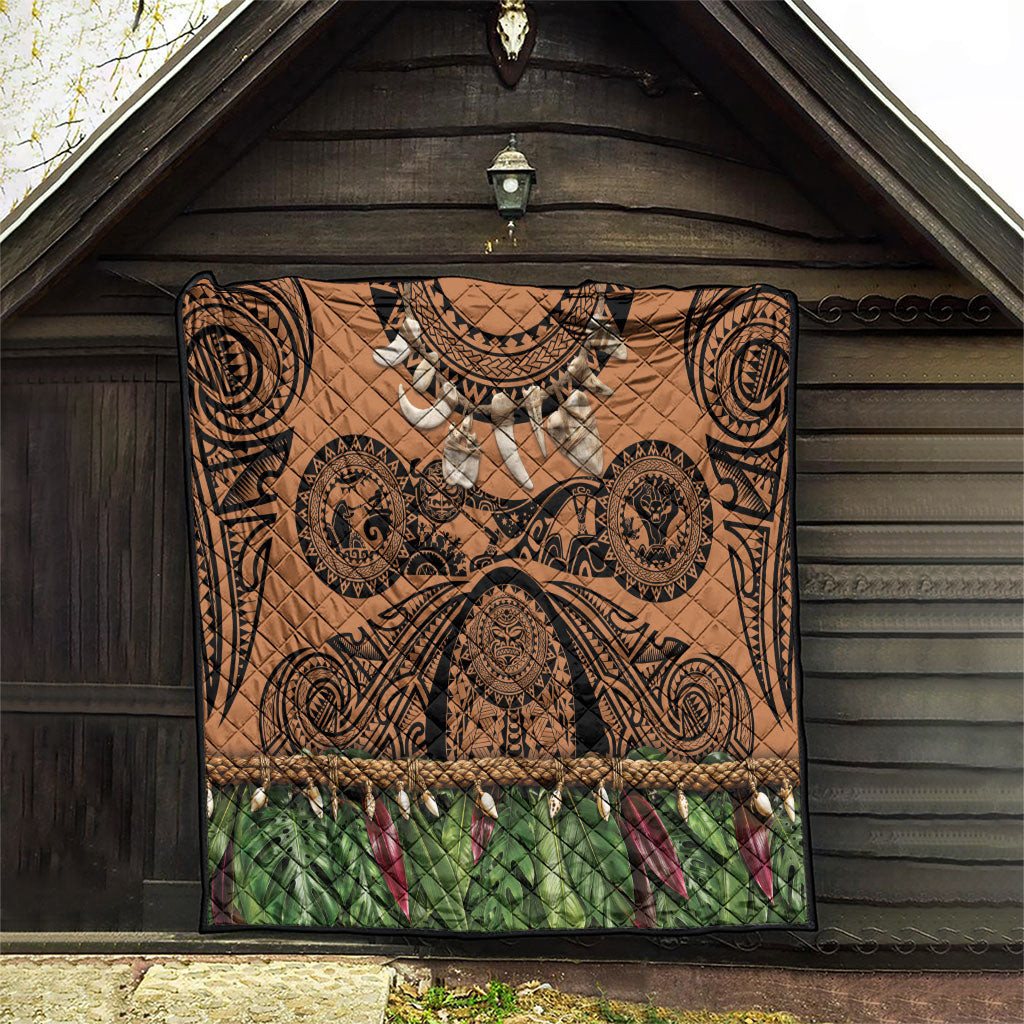 Polynesia Maui Tattoo Inspired Quilt Tropical Leaf Skirt Costume
