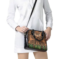 Polynesia Maui Tattoo Inspired Shoulder Handbag Tropical Leaf Skirt Costume