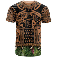 Polynesia Maui Tattoo Inspired T Shirt Tropical Leaf Skirt Costume