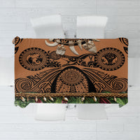 Polynesia Maui Tattoo Inspired Tablecloth Tropical Leaf Skirt Costume