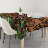 Polynesia Maui Tattoo Inspired Tablecloth Tropical Leaf Skirt Costume