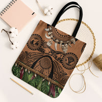 Polynesia Maui Tattoo Inspired Tote Bag Tropical Leaf Skirt Costume