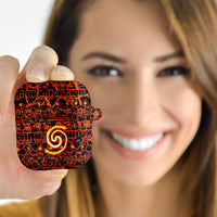 Polynesia Lava Monster Cosplay AirPods Case Fiery Glowing Volcano Crack Pattern