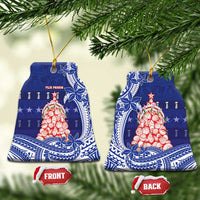 Northern Mariana Islands Christmas Ceramic Ornament Seashell Xmas Tree Tribal Waves - Polynesian Pride