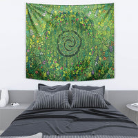 Polynesia Mother Nature Tapestry Glowing Heart Spiral Tropical Vine Floral DT05 - Polynesian Pride
