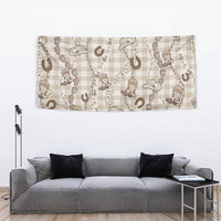 Hawaii Palaka Cowboy Tapestry Shell Maile Lei With Western Patterns - Polynesian Pride