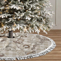 Hawaii Palaka Cowboy Tree Skirt Shell Maile Lei With Western Patterns - Polynesian Pride