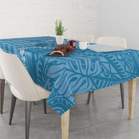 Blue Hawaii Palaka Cowboy Turtle Tablecloth Hawaiian Paniolo Puakenikeni Maile Lei - Polynesian Pride