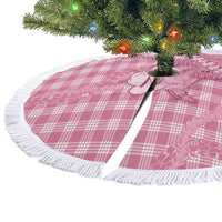 Pink Hawaii Palaka Cowboy Turtle Tree Skirt Hawaiian Paniolo Puakenikeni Maile Lei - Polynesian Pride