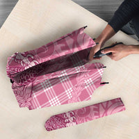 Pink Hawaii Palaka Cowboy Turtle Umbrella Hawaiian Paniolo Puakenikeni Maile Lei - Polynesian Pride