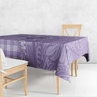 Purple Hawaii Palaka Cowboy Turtle Tablecloth Hawaiian Paniolo Puakenikeni Maile Lei - Polynesian Pride