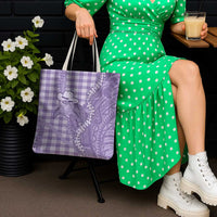 Purple Hawaii Palaka Cowboy Turtle Tote Bag Hawaiian Paniolo Puakenikeni Maile Lei - Polynesian Pride