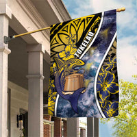Tokelau Garden Flag National Badge Waves Style