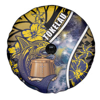 Tokelau Spare Tire Cover National Badge Waves Style