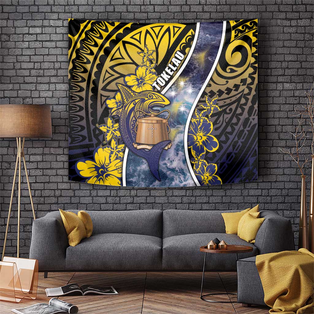 Tokelau Tapestry National Badge Waves Style