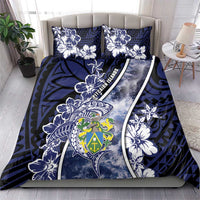 Pitcairn Islands Bedding Set Coat Of Arms Waves Style