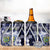 Personalised Pitcairn Islands 4 in 1 Can Cooler Tumbler Coat Of Arms Waves Style