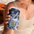 Personalised Pitcairn Islands 4 in 1 Can Cooler Tumbler Coat Of Arms Waves Style