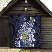 Pitcairn Islands Quilt Coat Of Arms Waves Style