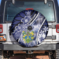 Pitcairn Islands Spare Tire Cover Coat Of Arms Waves Style