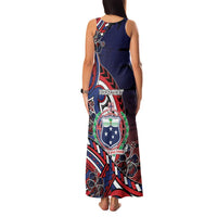 Personalised Samoa Wrestling Family Matching Tank Maxi Dress and Hawaiian Shirt Polynesian Warrior Funny Style DT05 - Polynesian Pride