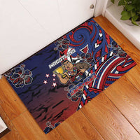 Samoa Wrestling Rubber Doormat Polynesian Warrior Funny Style DT05 - Polynesian Pride