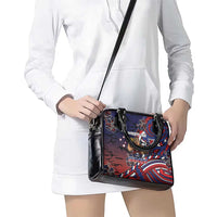 Samoa Wrestling Shoulder Handbag Polynesian Warrior Funny Style - Polynesian Pride