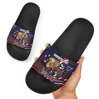 Samoa Wrestling Slide Sandals Polynesian Warrior Funny Style DT05 - Polynesian Pride