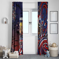Samoa Wrestling Window Curtain Polynesian Warrior Funny Style DT05 - Polynesian Pride