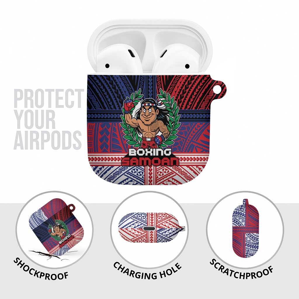 Samoa Boxing AirPods Case Samoan Boxer Funny Style DT05 - Polynesian Pride