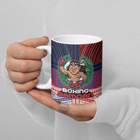 Personalised Samoa Boxing Ceramic Mug Samoan Boxer Funny Style DT05 - Polynesian Pride